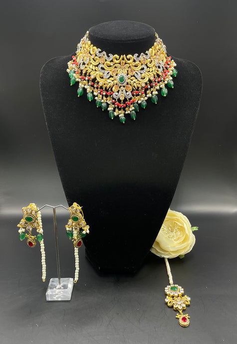 Red and green gold set