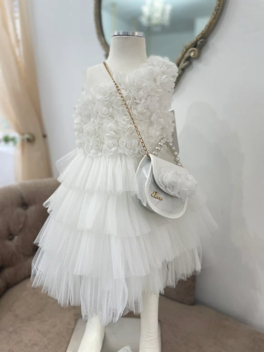Rosetta Girl Dress Ivory