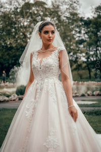 Lilly Couture Blush Exquisite Bridal Gown - House Of Swavo