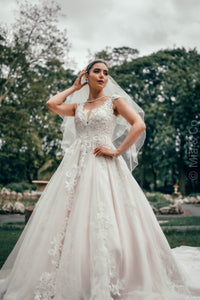 Lilly Couture Blush Exquisite Bridal Gown - House Of Swavo