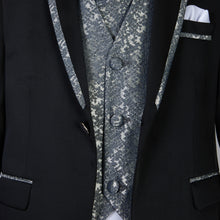Load image into Gallery viewer, George Black 5-Piece Boys Suit - House Of Swavo